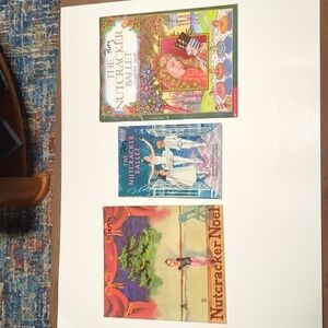 🐢The Nutcracker Ballet Paperback Book Set of 3 Used Children's Books